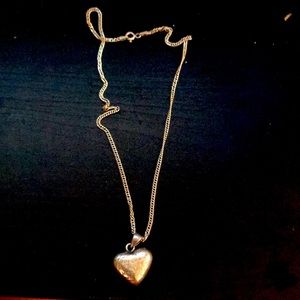 Sterling silver heart necklace
